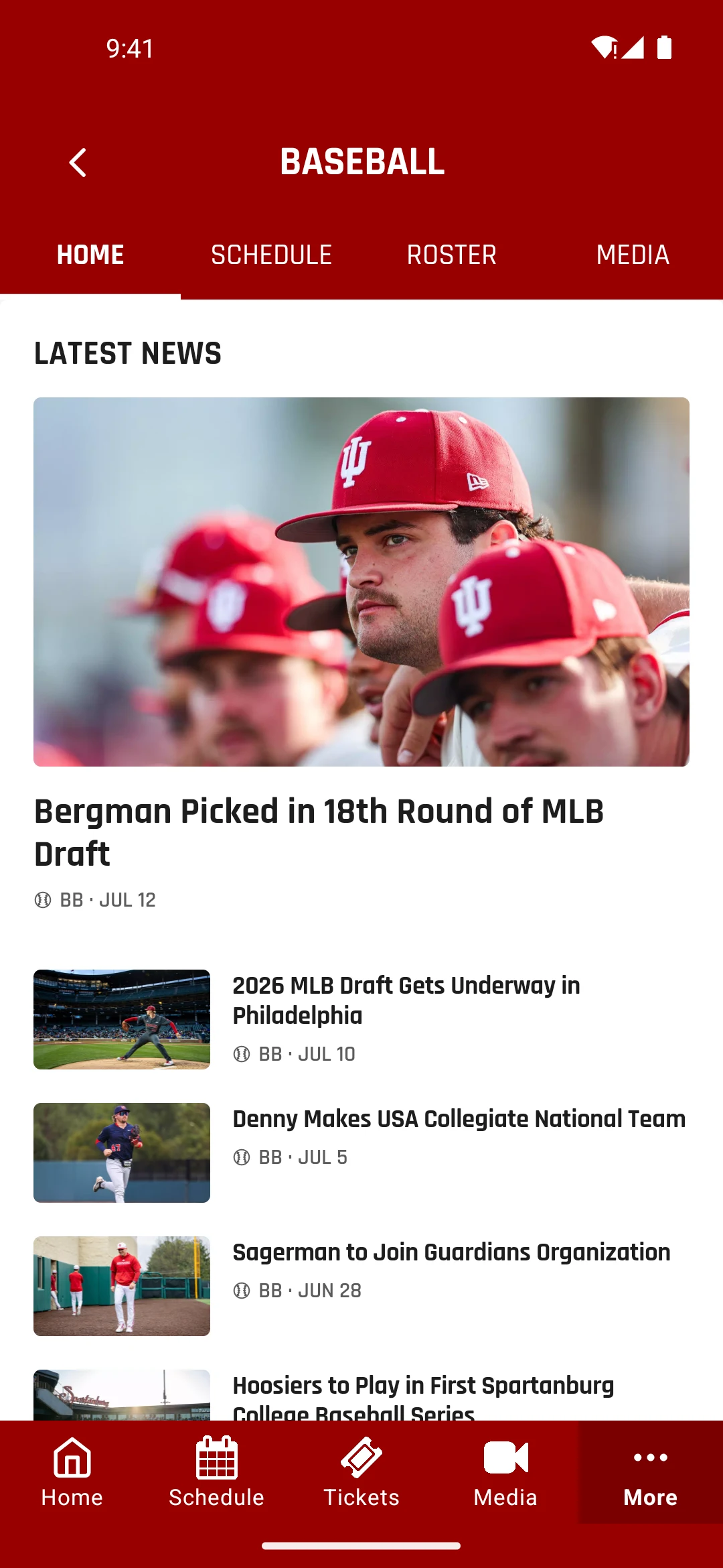 IU Hoosiers screenshot